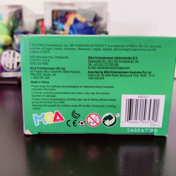 RAINBOWS IN PIECES R.I.P  #011 PIC NICKY WITH TRADING CARD INCLUDED NEW - Picture 5 of 5